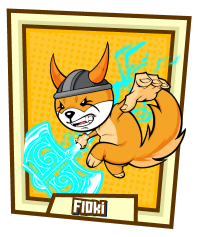 Floki, the fearless Viking pup, charges into battle with the heart of a conqueror, proving that courage and cuteness can indeed be a devastating combo.