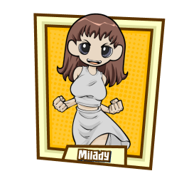 The digital diva of defiance, steps into the arena with a flair that's as unique as her style, wielding her pixelated power to disrupt and dazzle, leaving foes captivated and defeated in her virtual wake.