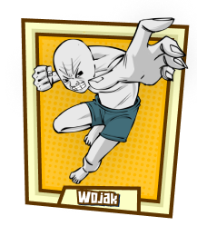 Wojak is a fearsome warrior that makes his opponents get that feelsbad feeling right before they are defeated.